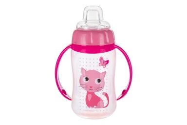 Training Cup Silicon Spout CUTE ANIMALS 56/512 Pink Training Cup Silicon Spout CUTE ANIMALS 56/512 Pink