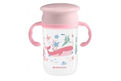 KikkaBoo® 360° drinking cup DEEP SEA Pink