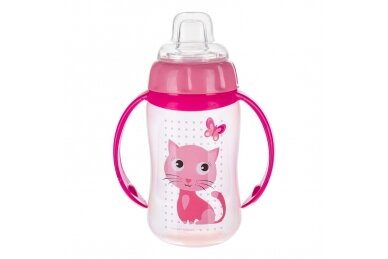 Training Cup Silicon Spout CUTE ANIMALS 56/512 Pink Training Cup Silicon Spout CUTE ANIMALS 56/512 Pink