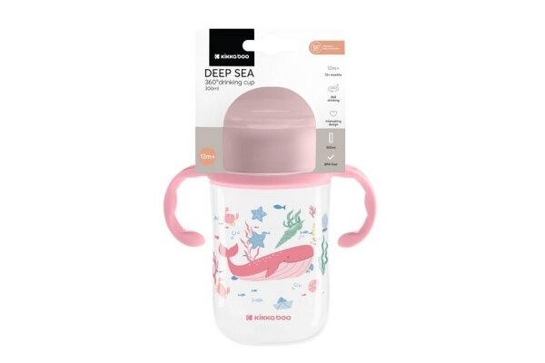 KikkaBoo® 360° drinking cup DEEP SEA Pink 3