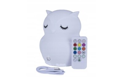 Silicone night lamp OWL Silicone night lamp OWL