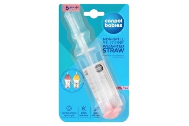 Canpol babies non-spill silicone weighted straw Canpol 56/609 5 Canpol babies non-spill silicone weighted straw Canpol 56/609 5
