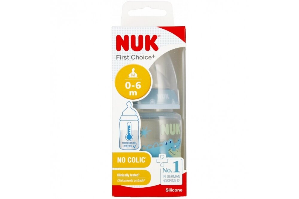NUK Baby Bottle First Choice+, 150 ml NO COLIC, 0-6 m