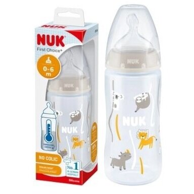 NUK buteliukas 300 ml NO COLIC 0-6 NUK buteliukas 300 ml NO COLIC 0-6