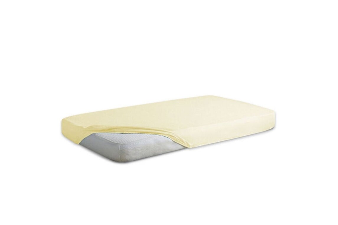 Waterproof & breathable fitted sheet JERSEY, 70 Ecru Waterproof & breathable fitted sheet JERSEY, 70 Ecru