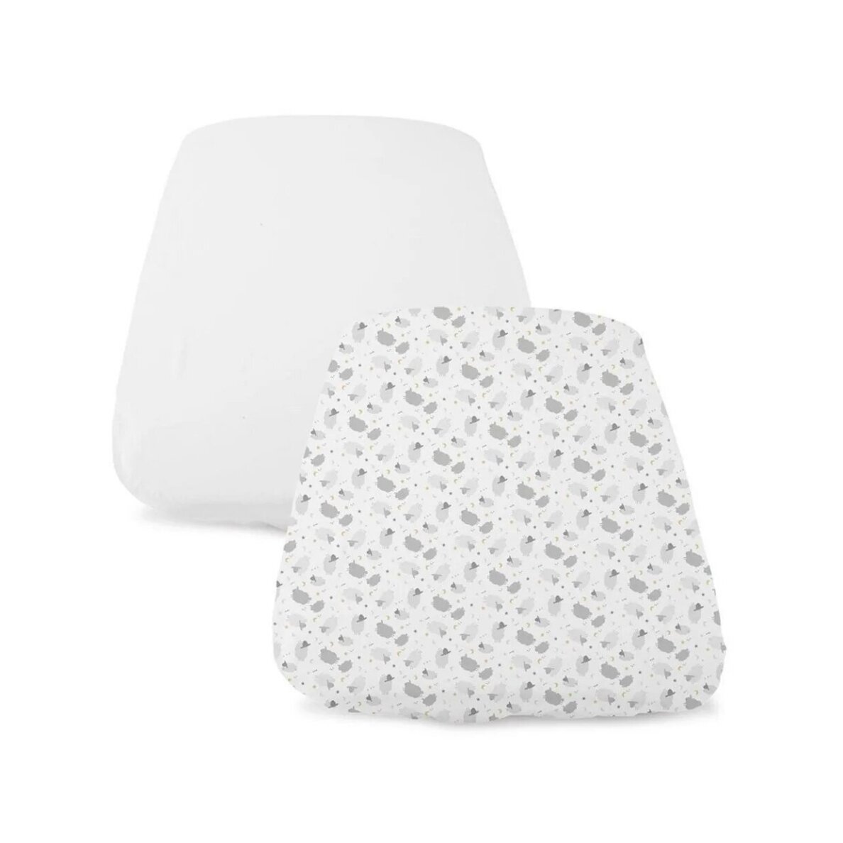 Простынки с резинкой Chicco Baby HUG 4in1 GREY FOX, 2 шт 1 Простынки с резинкой Chicco Baby HUG 4in1 GREY FOX, 2 шт 1