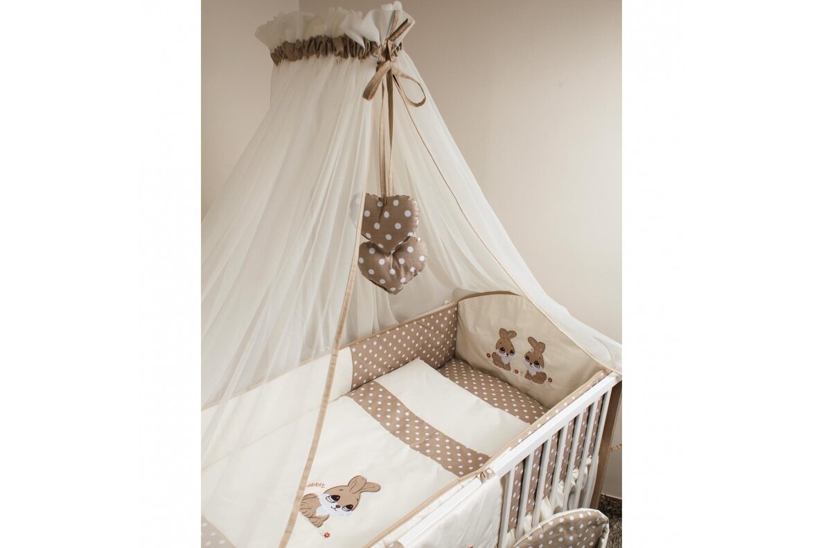 Bedding 6 pieces Ankras RABBIT Beige Bedding 6 pieces Ankras RABBIT Beige