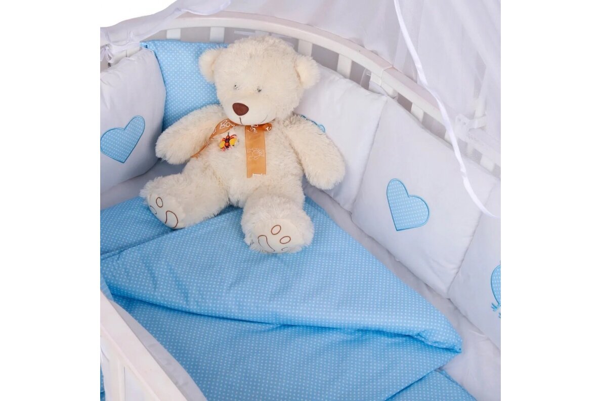 Bedding 7 pieces Amarobaby KROCHA Blue 1