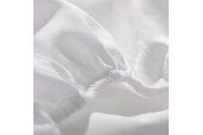 Jersey fitted sheet with elastic band Ø 75 White
