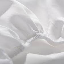 Простынкa JERSEY с резинкой Ø 75 White