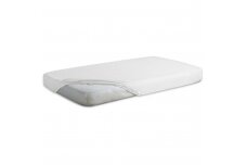 Waterproof & breathable fitted sheet Frotte 70-White