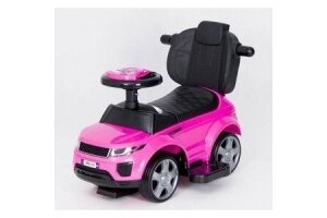 Ride-On Car with Push Bar 614R Pink 6