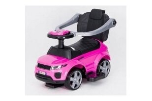 Ride-On Car with Push Bar 614R Pink 5