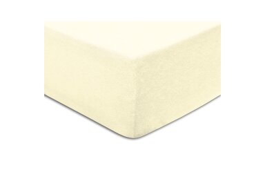 Waterproof & breathable fitted sheet Frotte 60 Ecru Waterproof & breathable fitted sheet Frotte 60 Ecru