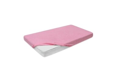 Waterproof & breathable fitted sheet JERSEY 60Pink