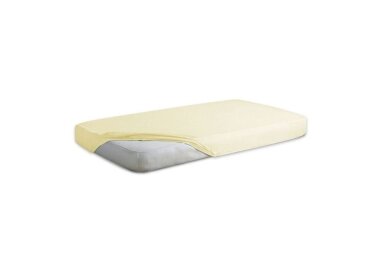 Waterproof & breathable fitted sheet  JERSEY 80 Ecru