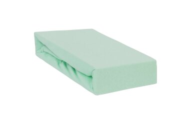 Jersey fitted sheet with elastic band 60 Green