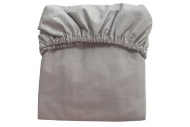 Waterproof & breathable fitted sheet JERSEY Ø 75 Grey