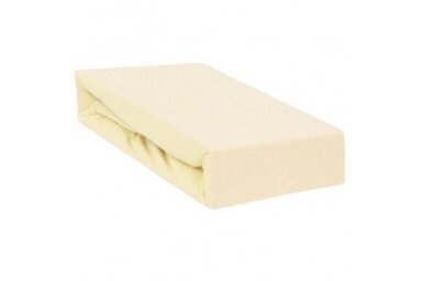 Fitted sheet with elastic band ANKRAS Yellow