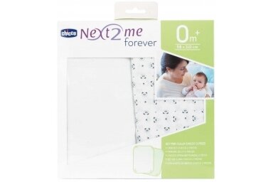 Chicco Next2Me FOREVER Set of 2 Fitted Sheets Chicco Next2Me FOREVER Set of 2 Fitted Sheets