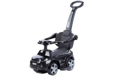 Ride-On Car with Push Bar 614R Black Ride-On Car with Push Bar 614R Black