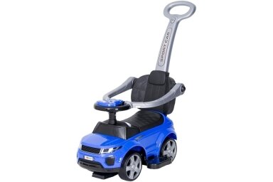 Ride-On Car with Push Bar 614R Blue Ride-On Car with Push Bar 614R Blue