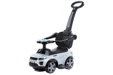 Ride-On Car with Push Bar 614R Grey Ride-On Car with Push Bar 614R Grey