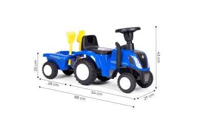 Toddlers Ride On Tractor with trailer NEW HOLLAND Toddlers Ride On Tractor with trailer NEW HOLLAND