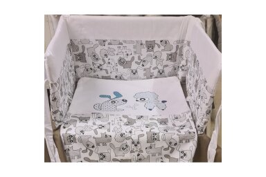 Bedding 3 pieces Feretti TRIO DOG