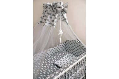 Bedding 6 pieces Ankras CLOUDS Grey