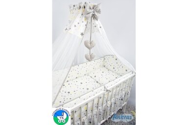 Bedding 6 pieces Ankras STARS Grey Bedding 6 pieces Ankras STARS Grey