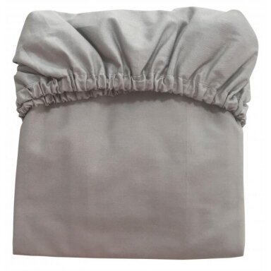 Paklodė JERSEY su guma 75x125 Grey