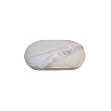 Paklodė JERSEY su guma 75x125 White