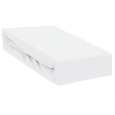 Paklodė su guma lopšiui 40/90 cm White Paklodė su guma lopšiui 40/90 cm White