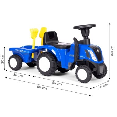 Машинка каталка Трактор с прицепом NEW HOLLAND