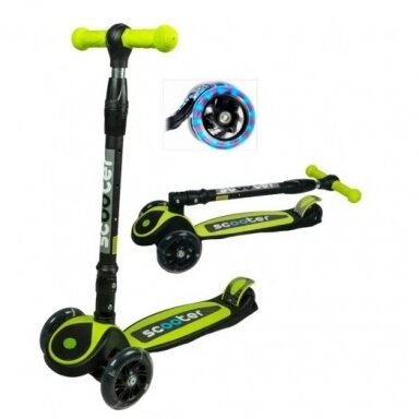 Paspirtukas Scooter KROPKA Green Paspirtukas Scooter KROPKA Green