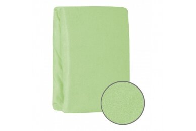 Frotte fitted sheet with elastic band 70 Green Frotte fitted sheet with elastic band 70 Green