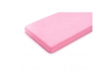 Waterproof & breathable fitted sheet  JERSEY Pink-80