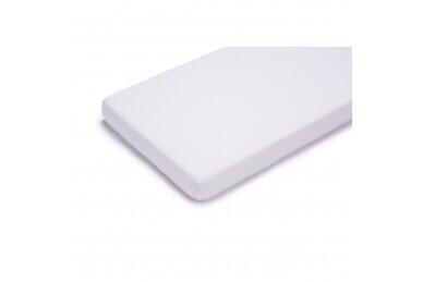 Waterproof & breathable fitted sheet  JERSEY White-80