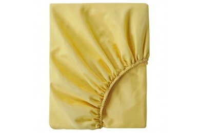 Jersey fitted sheet with elastic band 60 Yellow 1 Jersey fitted sheet with elastic band 60 Yellow 1
