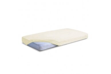 Jersey fitted sheet Kieczm with elastic band 80 Ecru Jersey fitted sheet Kieczm with elastic band 80 Ecru