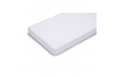 Jersey fitted sheet Kieczm with elastic band White-80 1 Jersey fitted sheet Kieczm with elastic band White-80 1