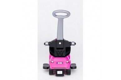 Ride-On Car with Push Bar 614R Pink 1