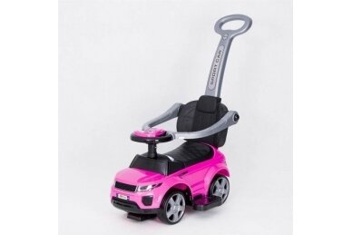 Ride-On Car with Push Bar 614R Pink