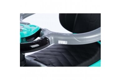 Ride-On Car with Push Bar 614R Turquoise 3