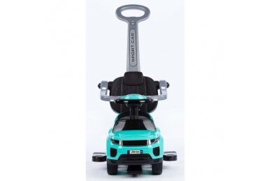 Ride-On Car with Push Bar 614R Turquoise 10