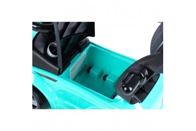 Ride-On Car with Push Bar 614R Turquoise 6