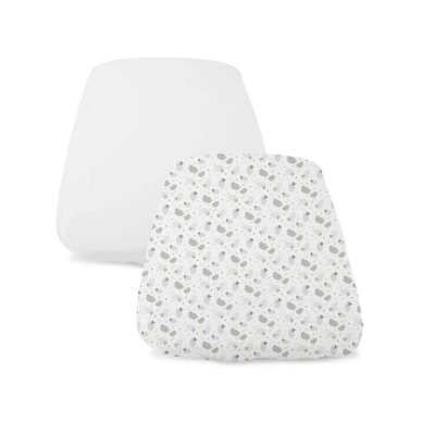 Простынки с резинкой Chicco Baby HUG 4in1 GREY FOX, 2 шт 1 Простынки с резинкой Chicco Baby HUG 4in1 GREY FOX, 2 шт 1