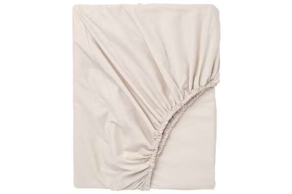 Fitted sheet with elastic band ANKRAS Ecru 1 Fitted sheet with elastic band ANKRAS Ecru 1