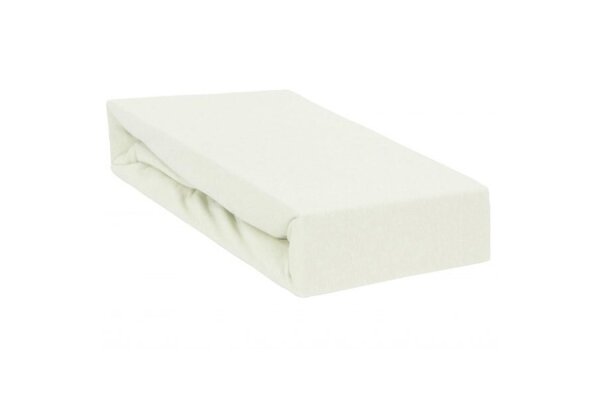 Fitted sheet with elastic band ANKRAS Ecru